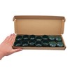 SKIR'CO RAL 6005 Fence Post Caps Round 40 mm Green