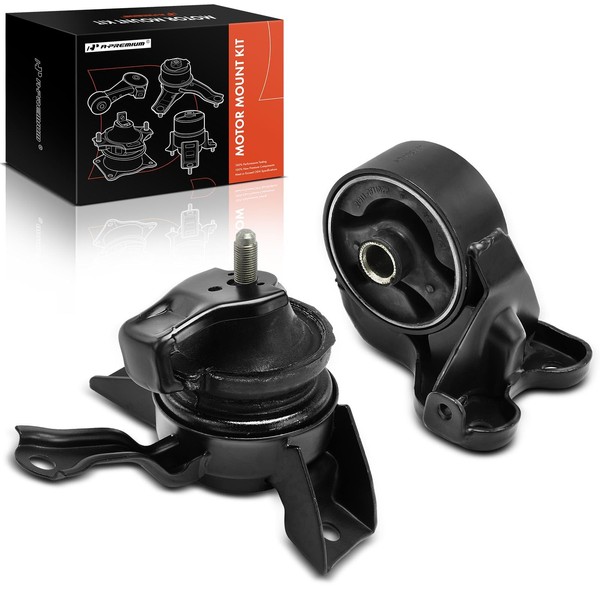A-Premium Engine Motor Mount Kit Compatible with Kia Spectra 2004-2009, Spectra5 2005-2009, 2.0L, Manual Transmission, 2-PC Set, Replace# 219102F000, 218102F751