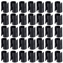 Clips de alambre para estantes – Paquete de 80 clips de bloqueo para estantes de postes de 1 pulgada