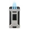 Colibri Ascari Triple Jet Flame Butane Lighter, Windproof & Refillable,