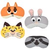 Cute Sleeping Mask Blindfold - 4 Skin-Friendly Sleep Eye Mask,