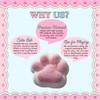 2pcs Cat Paw Squeeze Toy, Soft Cat Paw Tabaa Squishyy,