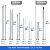 STUHAD STUHAD 400pcs Hardware Nails Assortment Kit, Picture Hanging Nails,