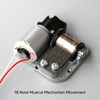 18 Note Musical Mechanism Movement with Battery Box Screws Battery
