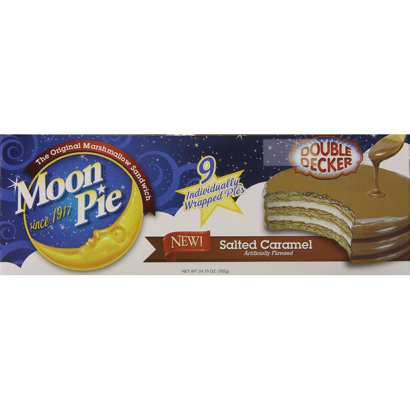 Moon Pie The Original Marshmallow Sandwich Salted Caramel, 24.75 Ounce