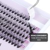Cluster Eyelash 240pcs 40D 0.07 D Curl 12mm Cluster Eyelashes
