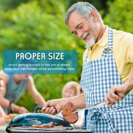 Korean and Japanese BBQ Tongs Self-Standing Grill Tongs Non-Slip Cooking Utensils Stainless Steel Tongs for Serving Food, Salad, Camping, Barbecue, Buffet, Oven with Support Stand (8, Silver)