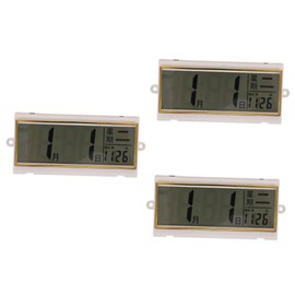 Operitacx 3pcs Lcd Wall Clock Digital Calendar Large Display Lunar Calendar Perpetual Calendar Temperature Easy to Read for Seniors