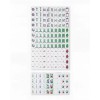Luxury Custom Blue Singapore Mahjong Thick 4-Layer Acrylic Portable Home