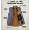 Legendary Whitetails Mens Concealed Carry CCW Vest with Two Holsters