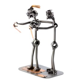 Steelman24 I Nuts and bolts sculpture Occupational Therapy I Handmade ornaments I Made in Germany I I Metal figurine