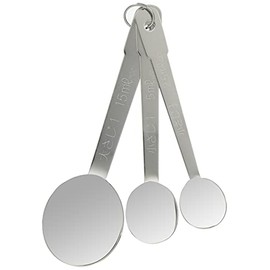 Pearl Metal Measuring Spoons, Set of 3, Made in Tsubamesanjo Vegetable Live CC-1045