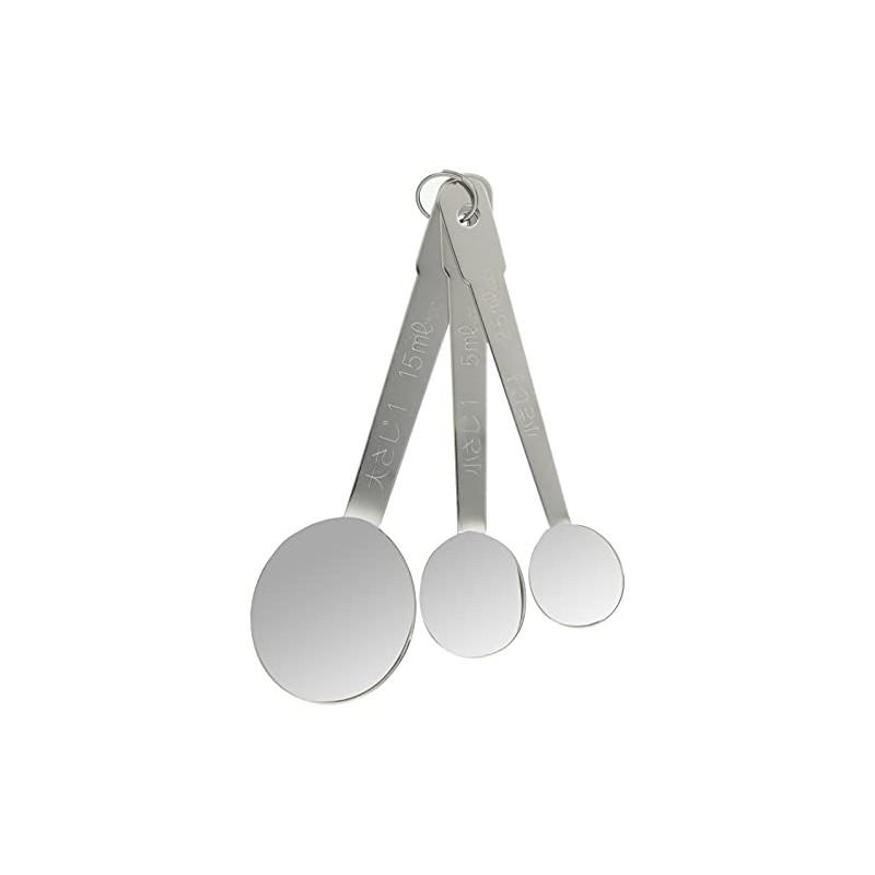Pearl Metal Measuring Spoons, Set of 3, Made in Tsubamesanjo