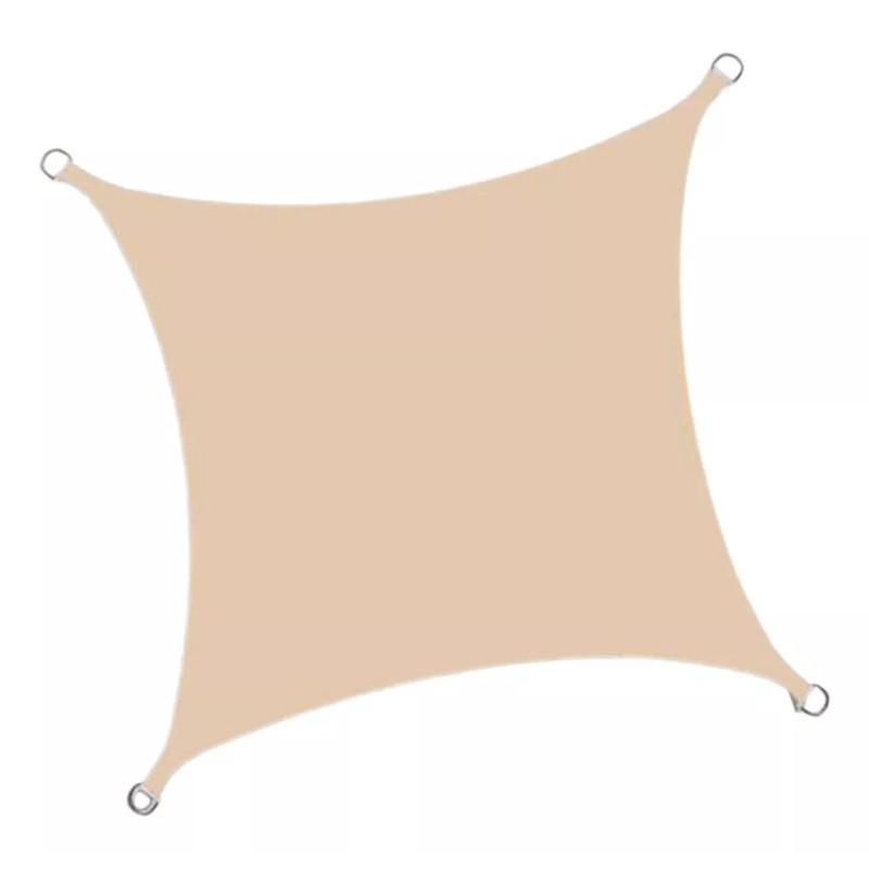 generic Toldo De Vela De Sombra Impermeable Para 2x2m Beige