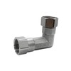 Fitvell 2PCS Stainless Steel 90 Degree Elbow Flexible Movable Connector