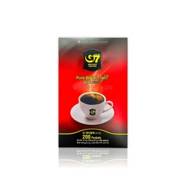 G7 Light Coffee 200pcs Vietnam Pure Black / G7 라이트 커피 200개입 베트남 퓨어 블랙
