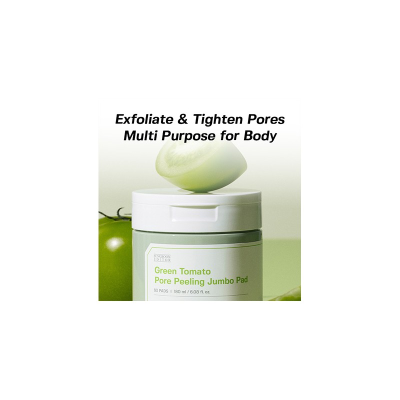 SUNGBOON EDITOR [SUNGBOON EDITOR]Green Tomato Pore Peeling Jumbo Pad 180ml