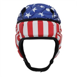 Rugby Helmet 7v7 Flag Football Foam Padded Headgear Scrum Cap Football Training Headguard Soft Shell Head Protector for Adult