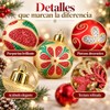 Esferas de Navidad, 40 Unidades Juego de Bolas de Navidad