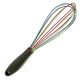 Norpro Grip-EZ Silicone Whisk, Multicolor 12-inch