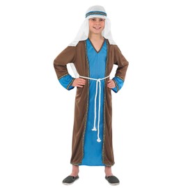 Fun Shack Disfraz San Jose Niño, Traje San Jose Niño, San Jose Disfraz Niño, Traje Hebreo Niño, Disfraz San José Niño, Disfraz Pastor Hebreo Niño, Disfraz Hebreo Niño, Disfraz Navidad Niño Talla XL