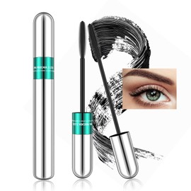 Tubing Mascara Defining and Lengthening - Waterproof & Long-Lasting Black 2-1 Mascara for Beauty Charming Eye Makeup, Curling Eyelashes and Fast Dry, Vegan and Cruelty-Free, 1 Count (Black)
