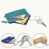 LEDEROW Leather Key Case [2 Separate Compartments] Zip for Men
