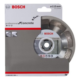 Bosch Professional 2608602196 Standard for Concrete Diamond Cutting disc, Silver/Grey, 115 mm
