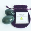 Nephrit Eier 2-Teil set für Anzugs Yoni Liebe Muskeln, gebohrt,