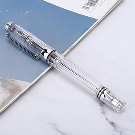 Pluma estilográfica, pluma de escritura suave de negocios de gran capacidad Pluma estilográfica de oficina Escuela Pluma de 0,5 mm() Ballpoint...     