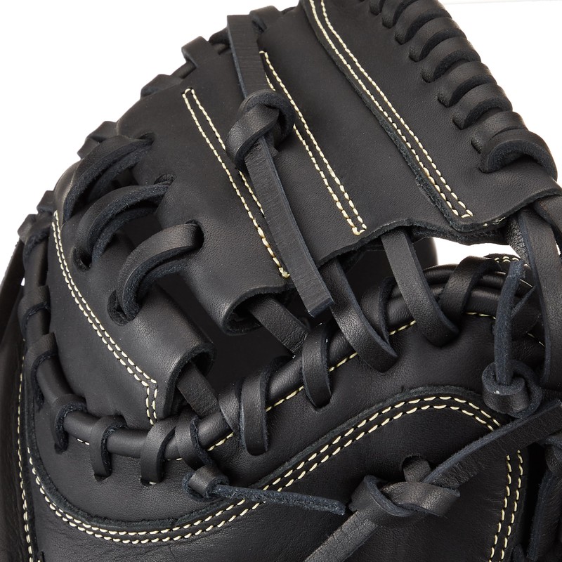 ZETT BJCB74412 Boys Baseball Catcher Mitt, Soft Steer, For Catchers,