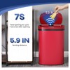 Furniture of America Verbena 13 Gallon Metal Household Trash Can