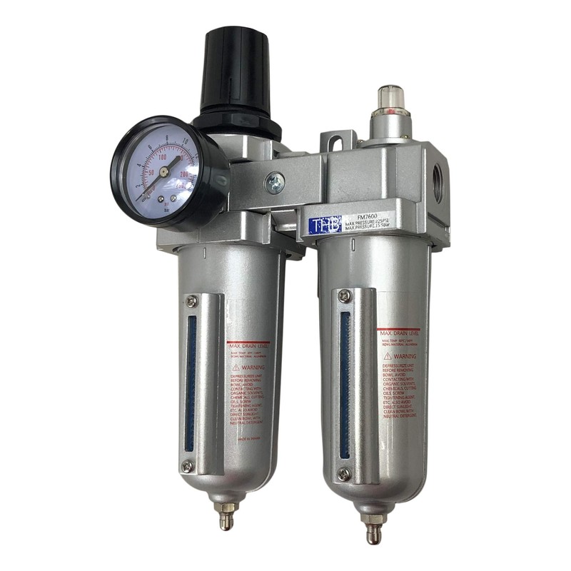 3/4" HEAVY DUTY COMBO PARTICULATE & COALESCING FILTER REGULATOR COMPRESSED