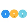3Pcs Diamond Polishing Pad 4in Grinding Tool Set Kit for