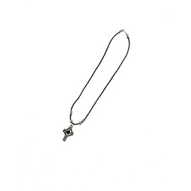 Zac's Alter Ego Celtic Cross Pendant on Wax Cord Necklace for Men/Women