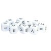 10 White Roman Numeral (D6) Six Sided Dice by Warlord