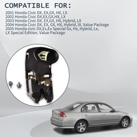 GrteRokky Trunk Latch Lock Handle Assembly Compatible for 2001-2005 Honda Civic 1.3L 1.7L Rear Trunk Tailgate Latch Lock Lid Handle Assembly 74851-S5A-A02 74851-S5A-A01