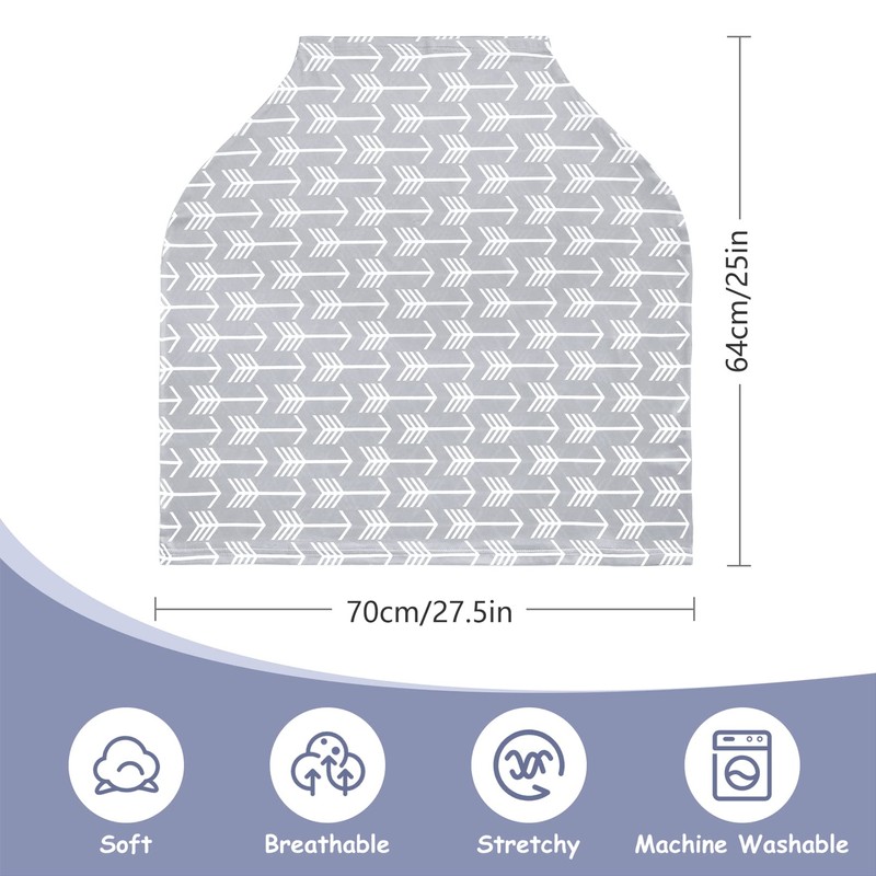 Yoofoss Nursing Cover Breastfeeding Scarf - Baby Car Seat Covers,