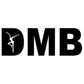 DMB Decal, Bro Music, DMB Sticker (H 3 by L 8 Inches, Black)