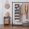 StorageWorks 6-Shelf Closet Organizers, Two 3-Shelf Separable Hanging Shelves for