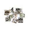 Sourcing Map 10pcs 6 mm hole metal stud Car Interior