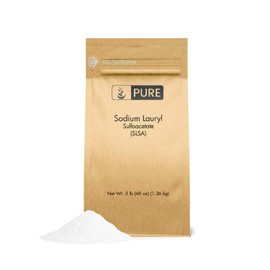 Pure Sodium Lauryl Sulfoacetate (SLSA) (3 lb) Gentle on Skin, Surfactant & Latherer, Eco-Friendly Packaging