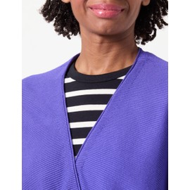 Taifun Women's 532313-15000 Cardigan Sweater, Purple Ink, 18