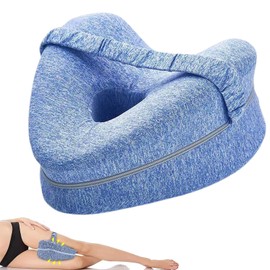 XZSKD Knee Pillow, Leg Pillows For Sleeping On Side, Revoget Alignment Pillow, Detachable And Washable, Used To Relieve Pressure On The Lower Back, Legs, And Knees (Sky Blue)