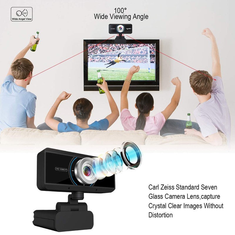 AUTENS Webcam 1080P HD Computer Camera Laptop USB PC Web