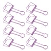 30Pcs Wire Binder Clips 2in Wide Hollow Out Strong Metal