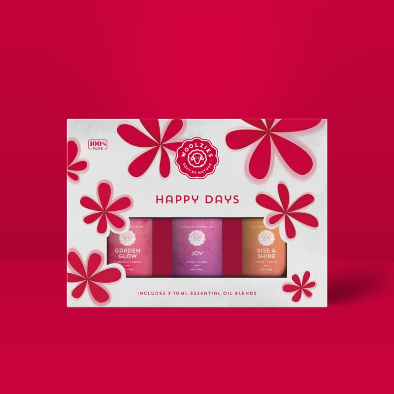 Happy Days Essential Oil Set of 3 | Therapeutic Grade