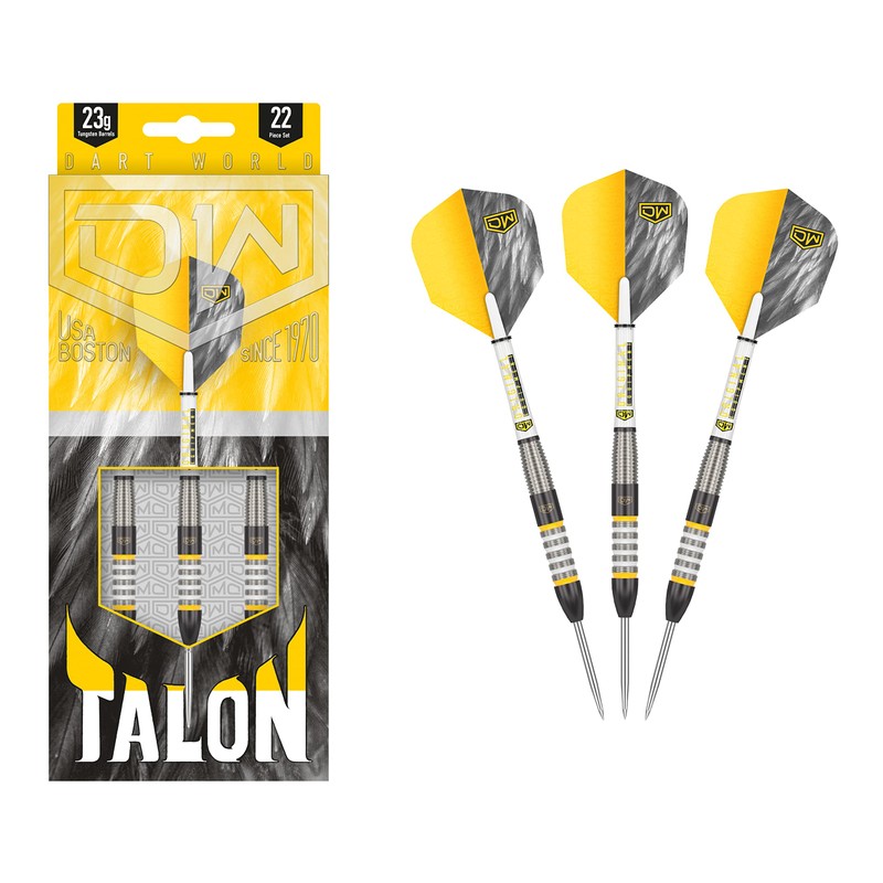 DW Talon 23g 80% Steel 01 Tip Darts, Precision Balanced,