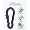 SEPWIK Carabiner Clips, 316 Stainless Steel Carabiner Clip, Heavy Duty