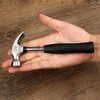BE-TOOL Mini Hammer 160mm 4oz Claw Hammer Rubber Handle Woodworking